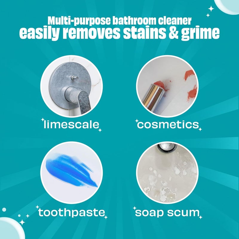 Scrubbing Bubbles Easy Clean Foaming Multipurpose Bleach-Free Bathroom Cleaner, Fast-Acting Foam Cleans Limescale, Dirt and Grime on Showers, Sinks, Toilets, Tiles, Counters, & More, 32oz Spray - Image 3